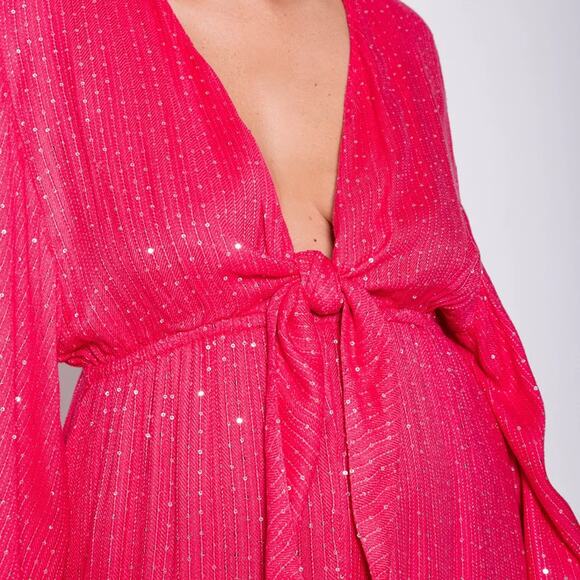 SUNDRESS JULIANA DRESS SAINT BARTH BLUSH PINK NWT Med/Large - Picture 3 of 14